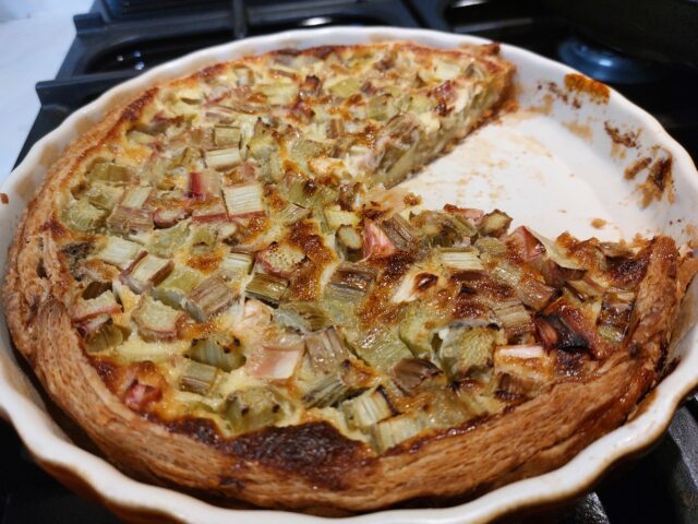 Tarte à la rhubarbe